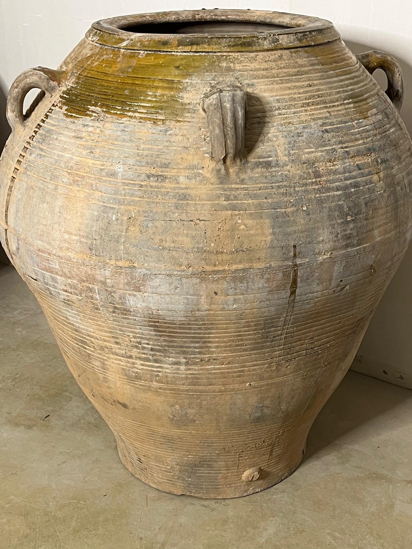 TINAJA XXL DE TERRACOTA SXIX-XX alto 92cm