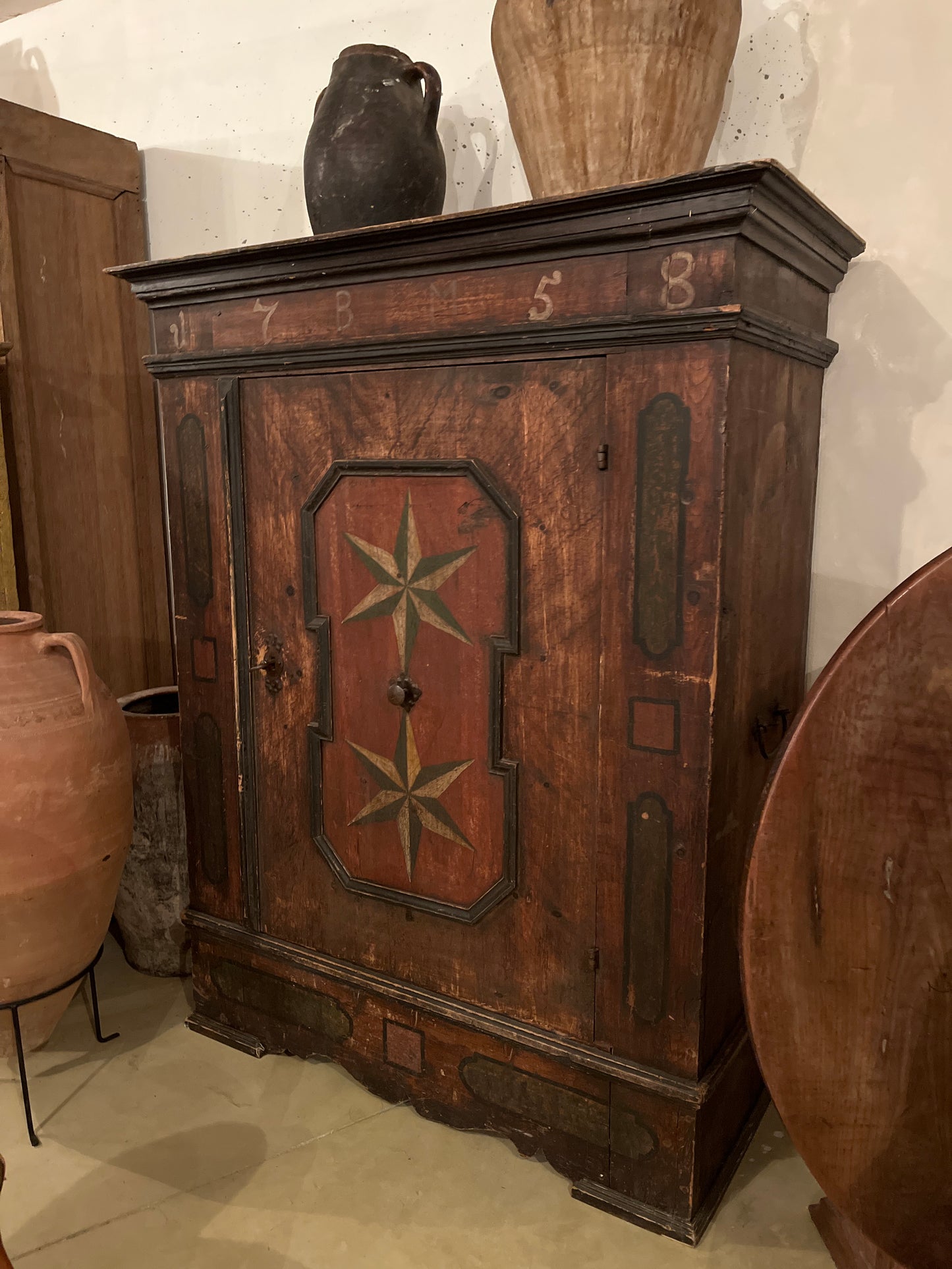 ANTIGUO ARMARIO NORTE FRANCIA SIGLO XVIII