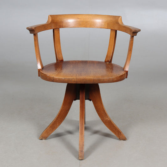SILLA OFICINA DE ROBLE PRINCIPIOS S.XX