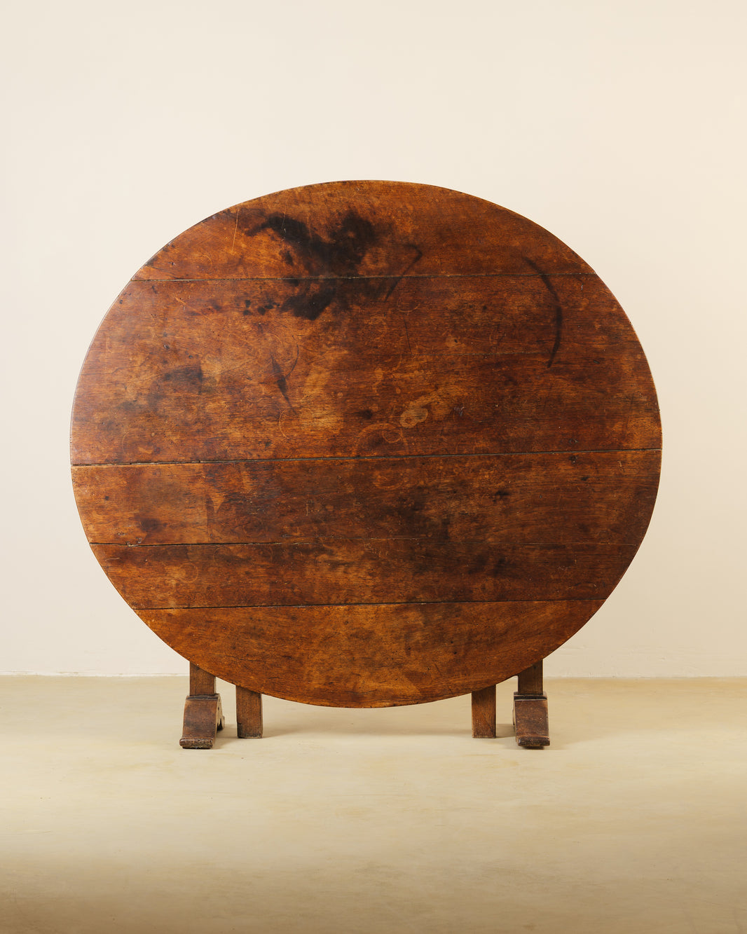MESA OVALADA DE VENDIMIA XL FRANCESA S. XIX