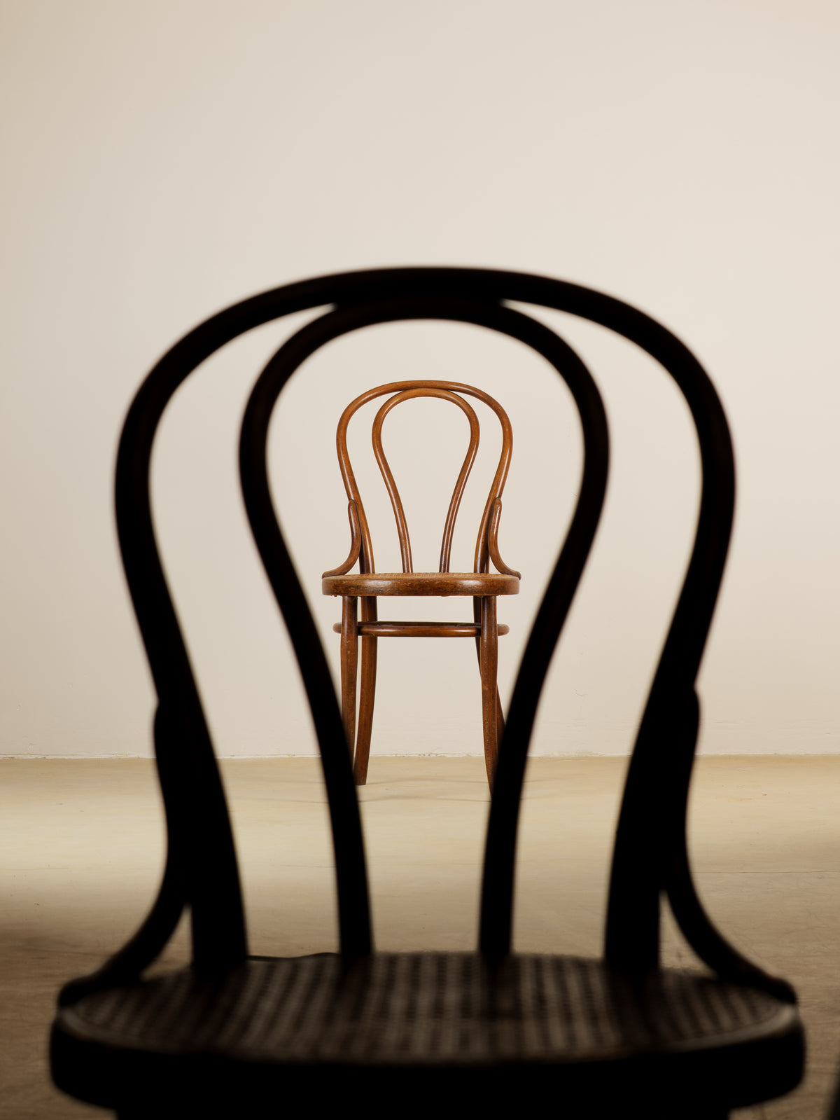 SILLA THONET DE MADERA CURVADA, PRINCIPIOS DEL SIGLO XX