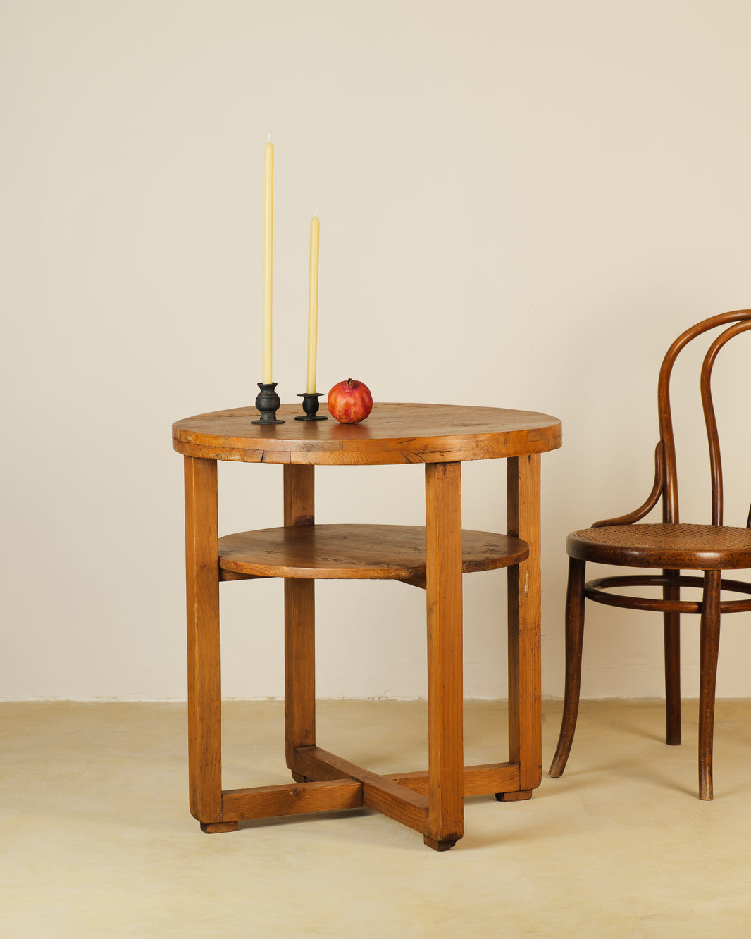 MESA AUXILIAR MADERA MACIZA Circa 1930