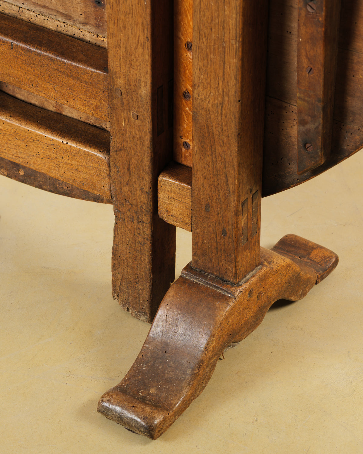 MESA OVALADA DE VENDIMIA XL FRANCESA S. XIX