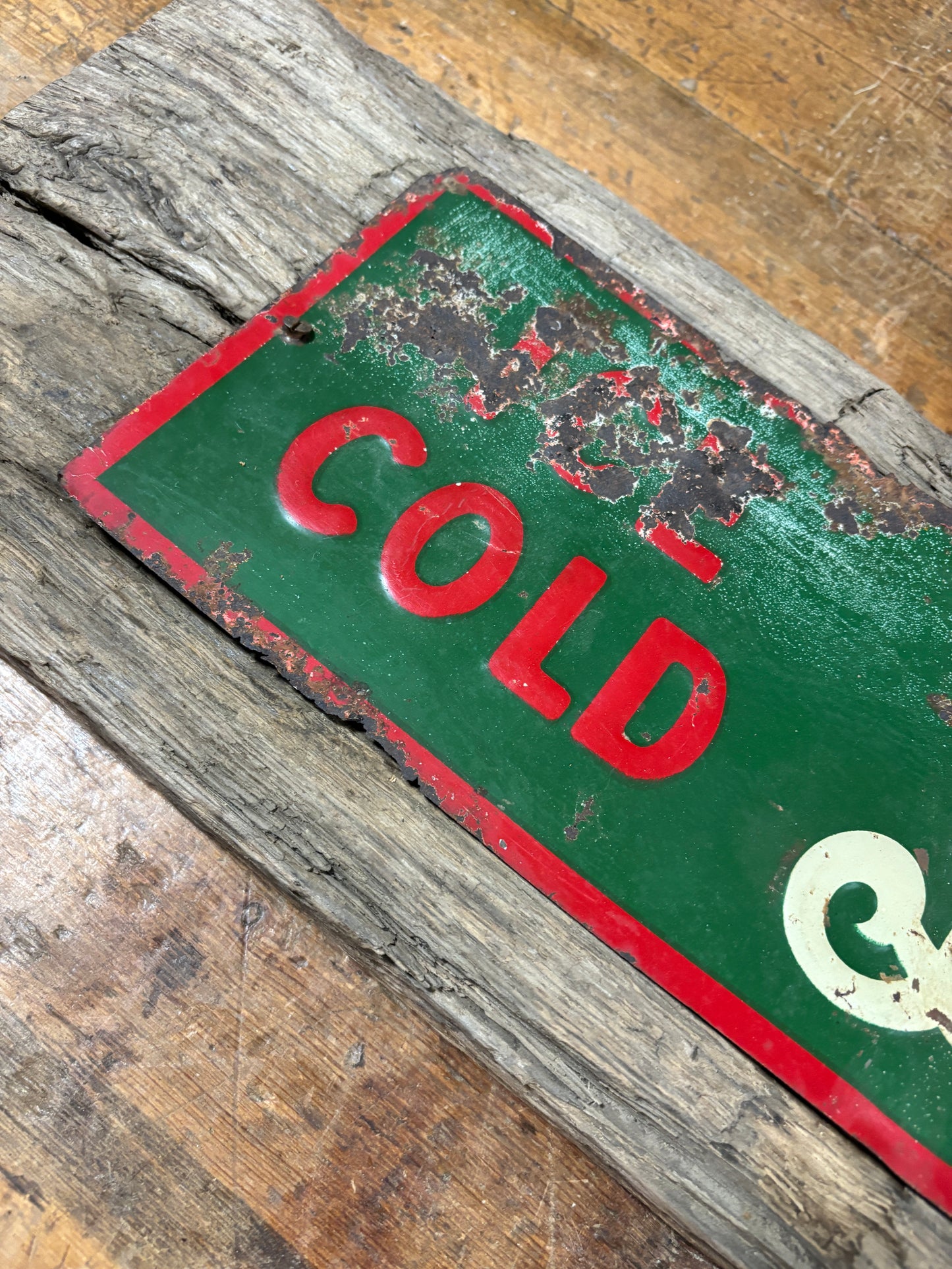 Letrero metal original Pepsi-Cola año 1920