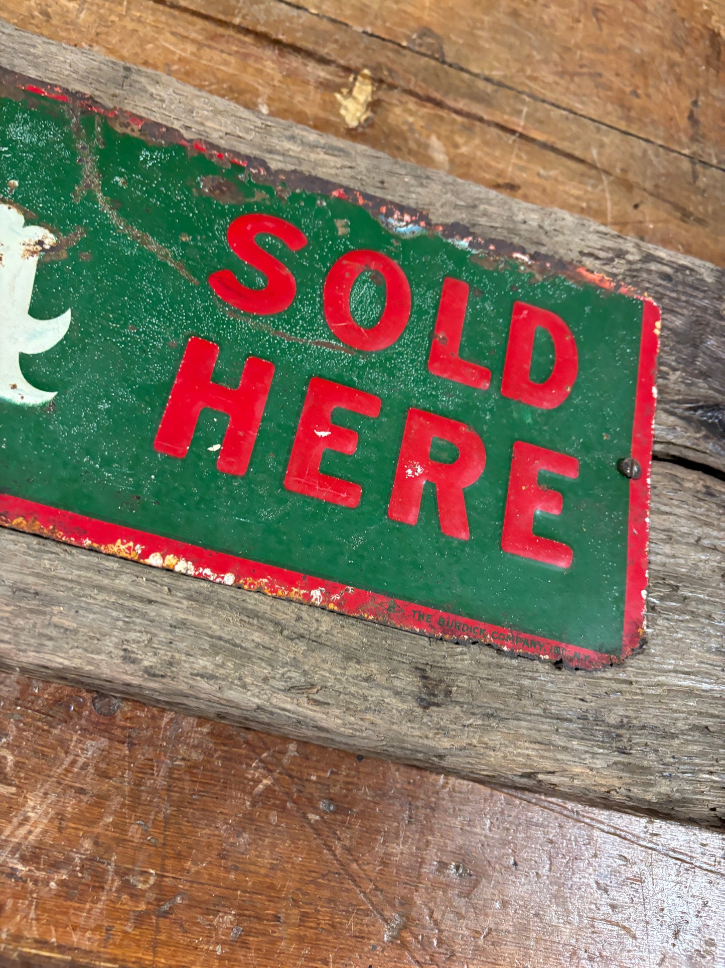 Letrero metal original Pepsi-Cola año 1920