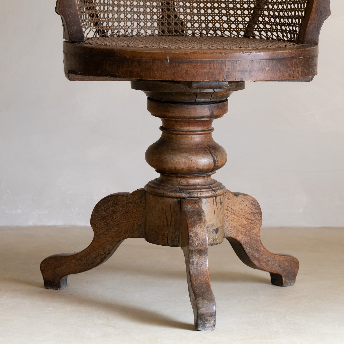 SILLA GIRATORIA BARBERO S XIX