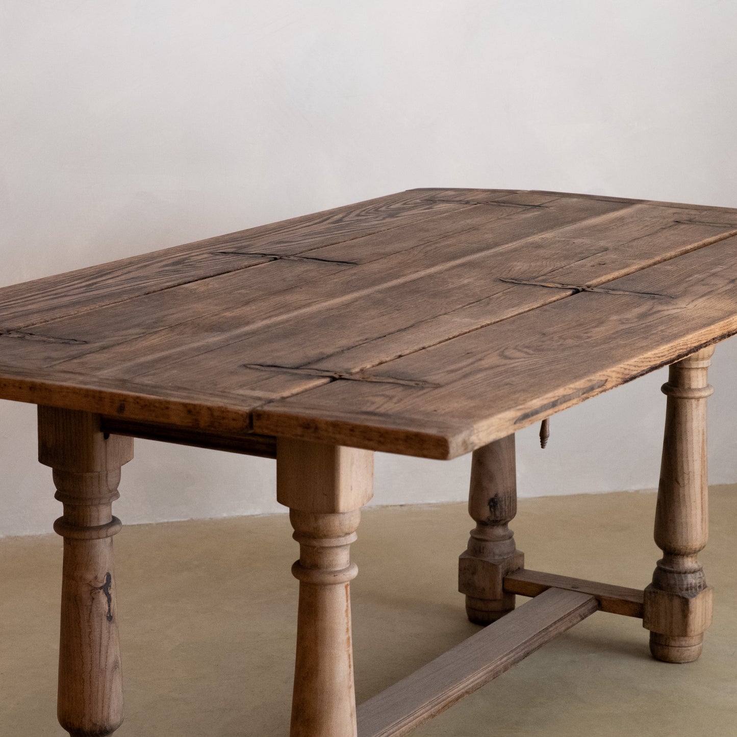 MESA PLEGABLE DE ROBLE FRANCIA S XIX