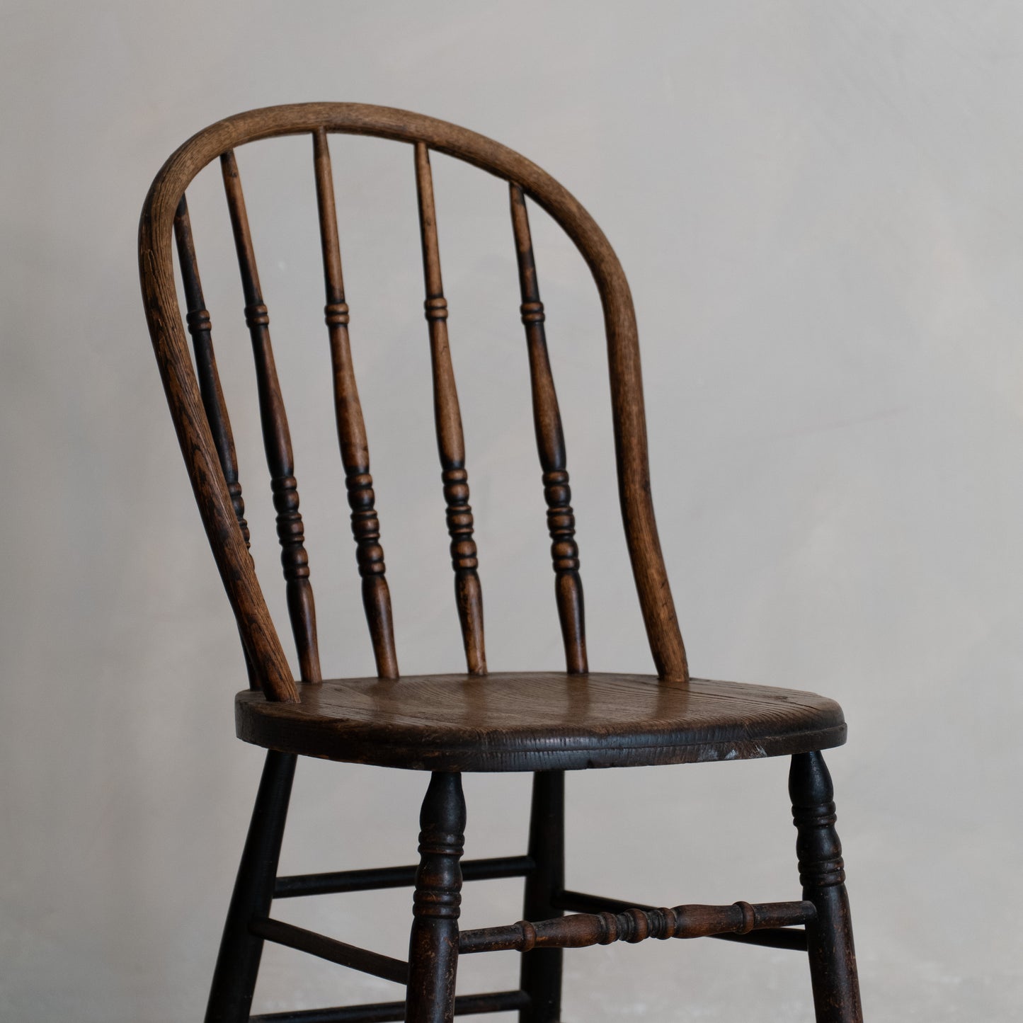 SILLA WINDSOR DE MADERA S. XIX