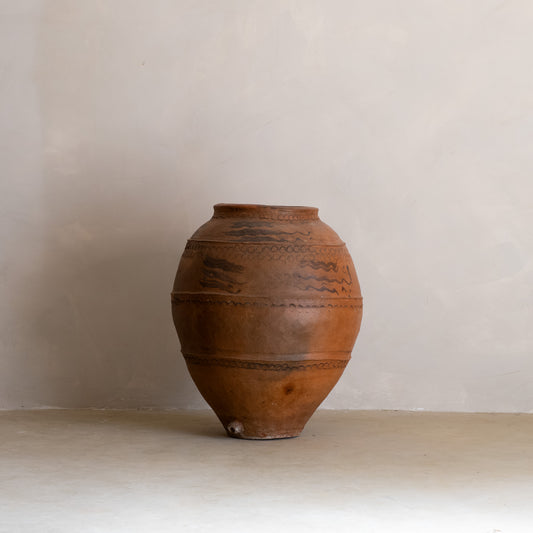 TINAJA DE BARRO ROJO DE CALANDA S. XIX