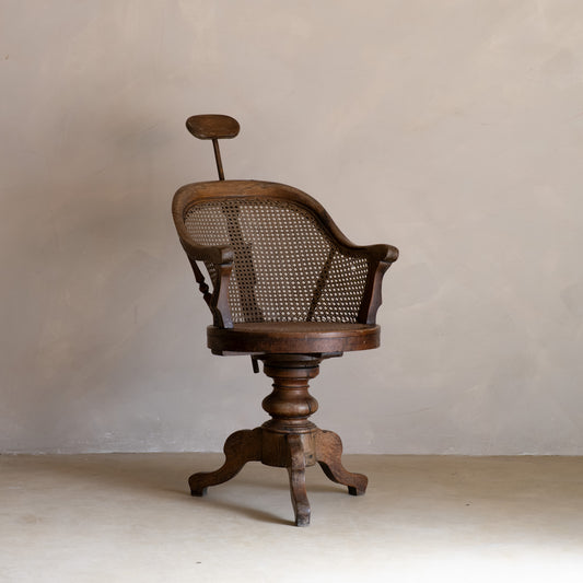 SILLA GIRATORIA BARBERO S XIX