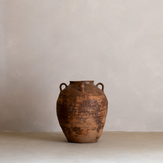 VASIJA DE TERRACOTA ESTILO HOTAMIS S. XIX