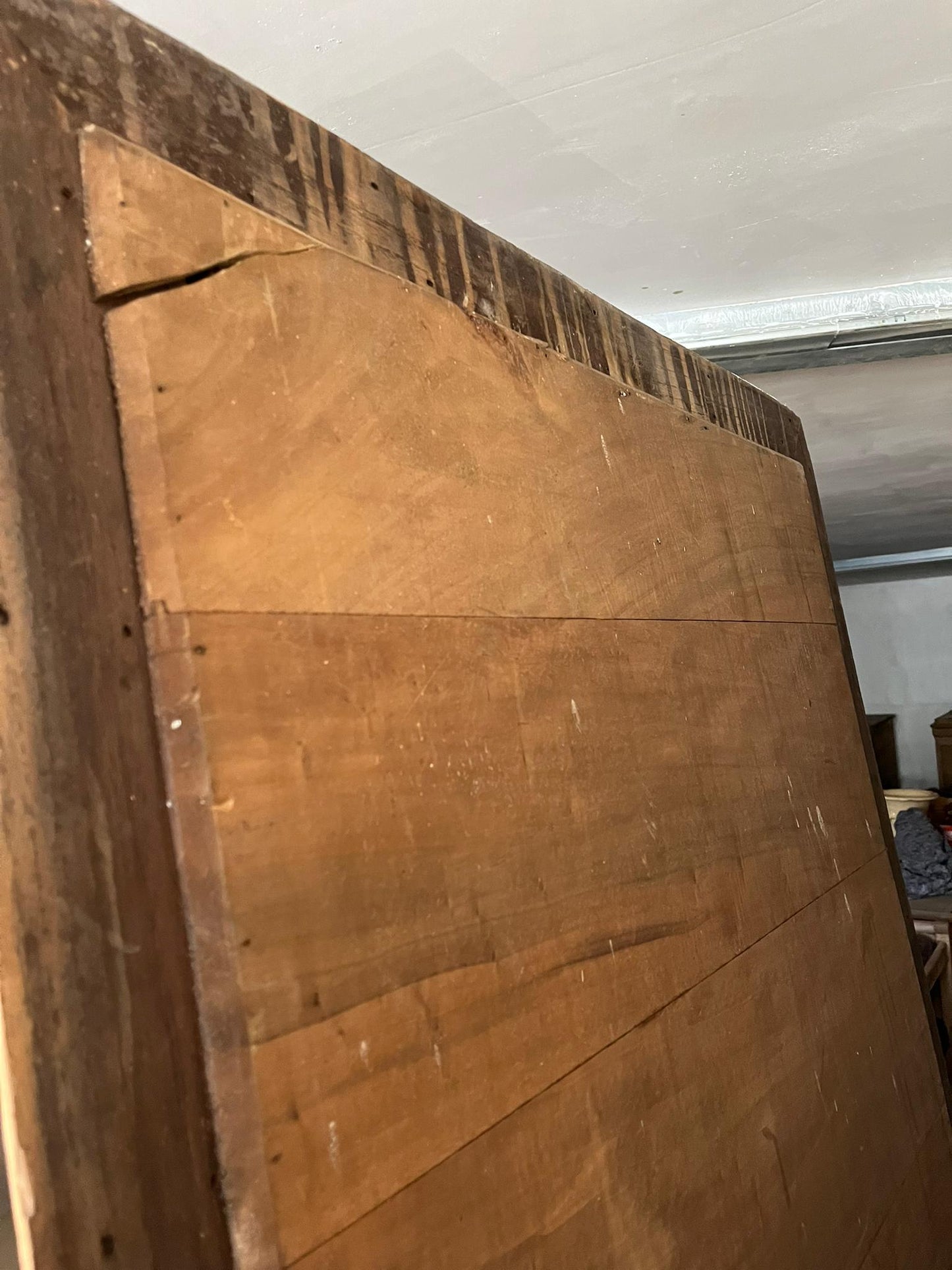 ESPEJO DE MADERA TALLADA DEL SIGLO XIX EN ROBLE MACIZO