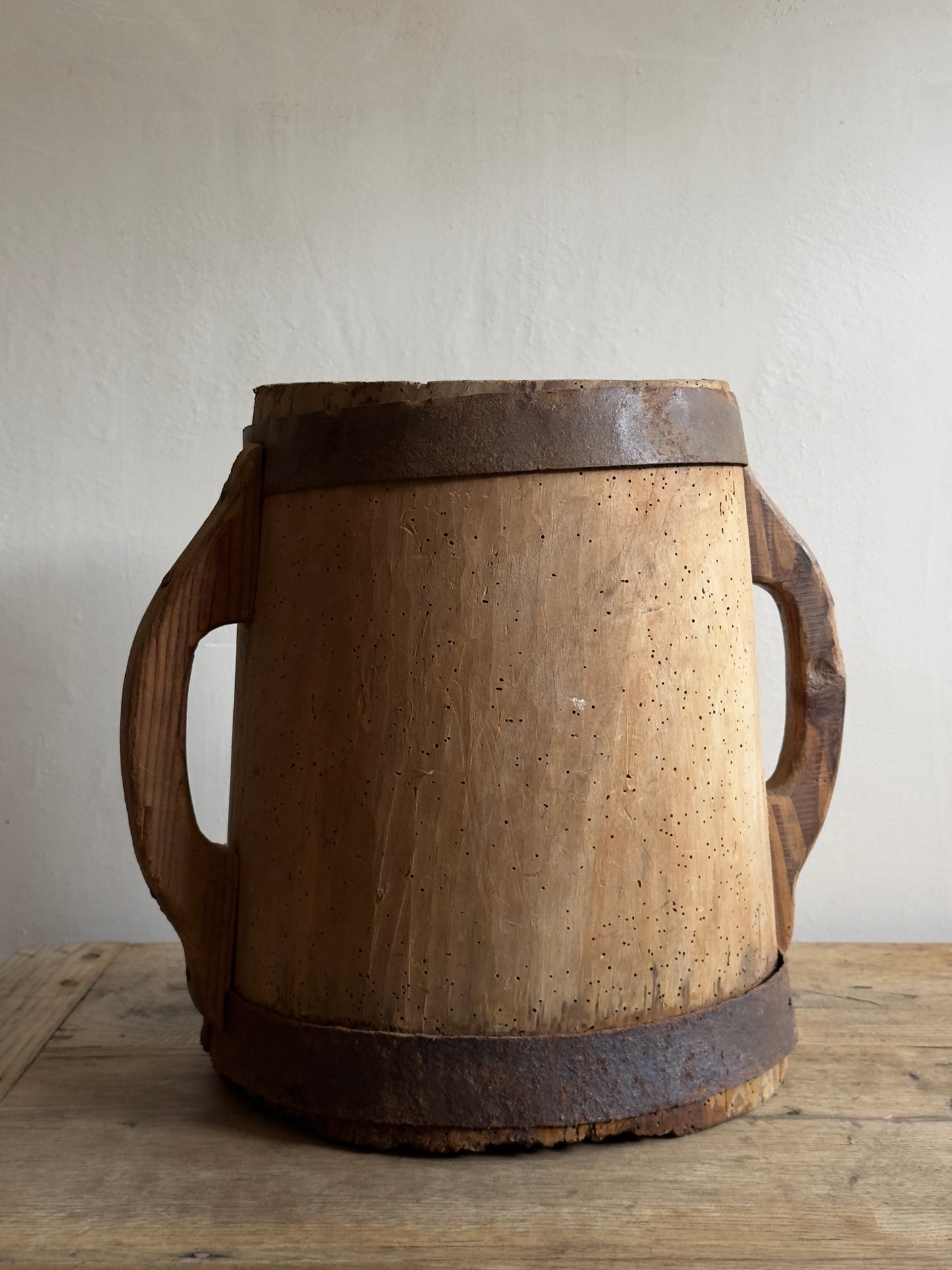 Cubo medidor de grano Siglo XIX-XX