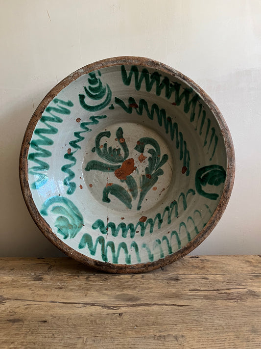 Cuenco Lebrillo de Fajalauza circa XVIII