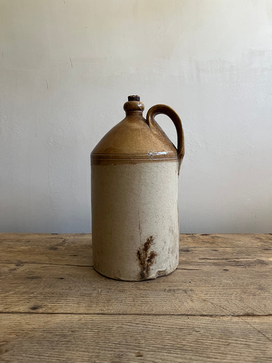 Jarra o Caneco ceramica vidriada XIX