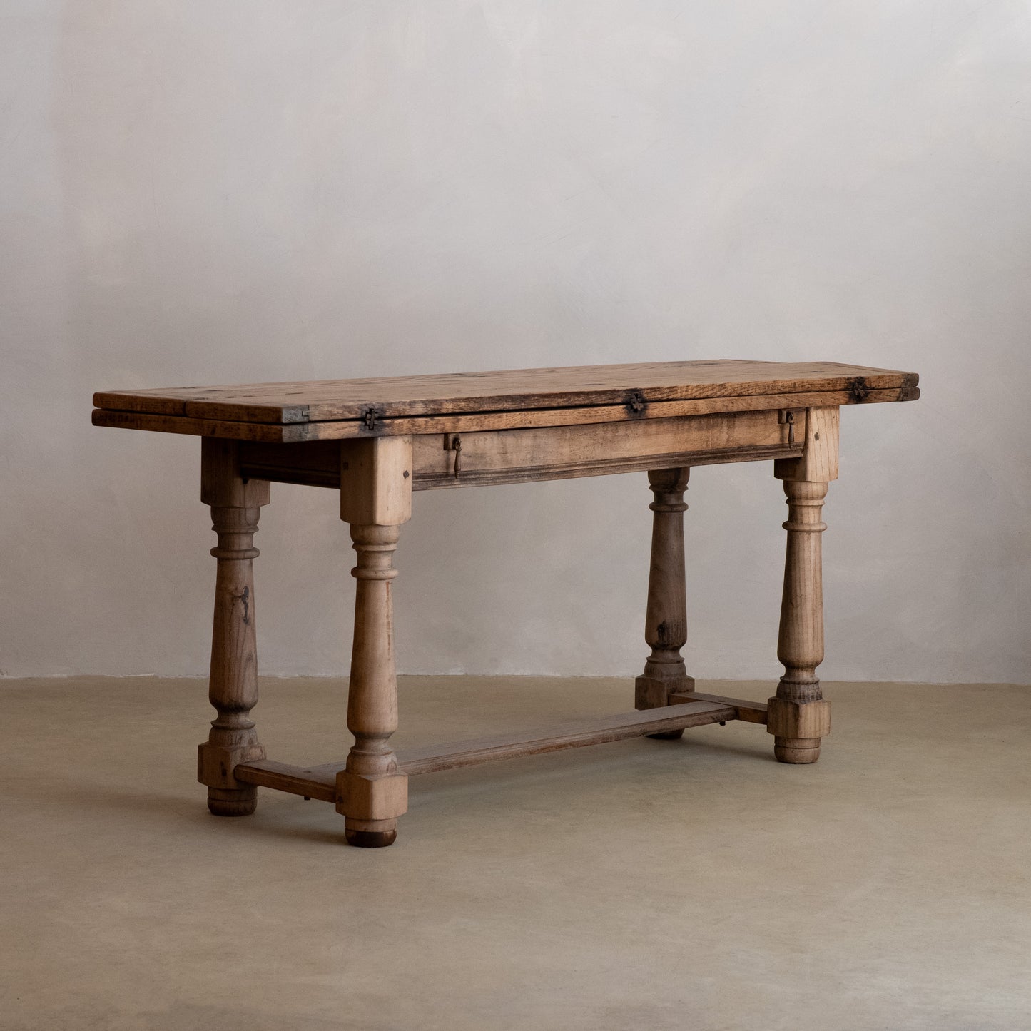 MESA PLEGABLE DE ROBLE FRANCIA S XIX