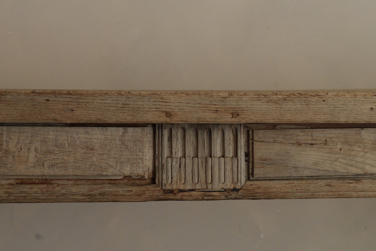 GRAN CONSOLA FRANCESA ROBLE MACIZO CIRCA 1900