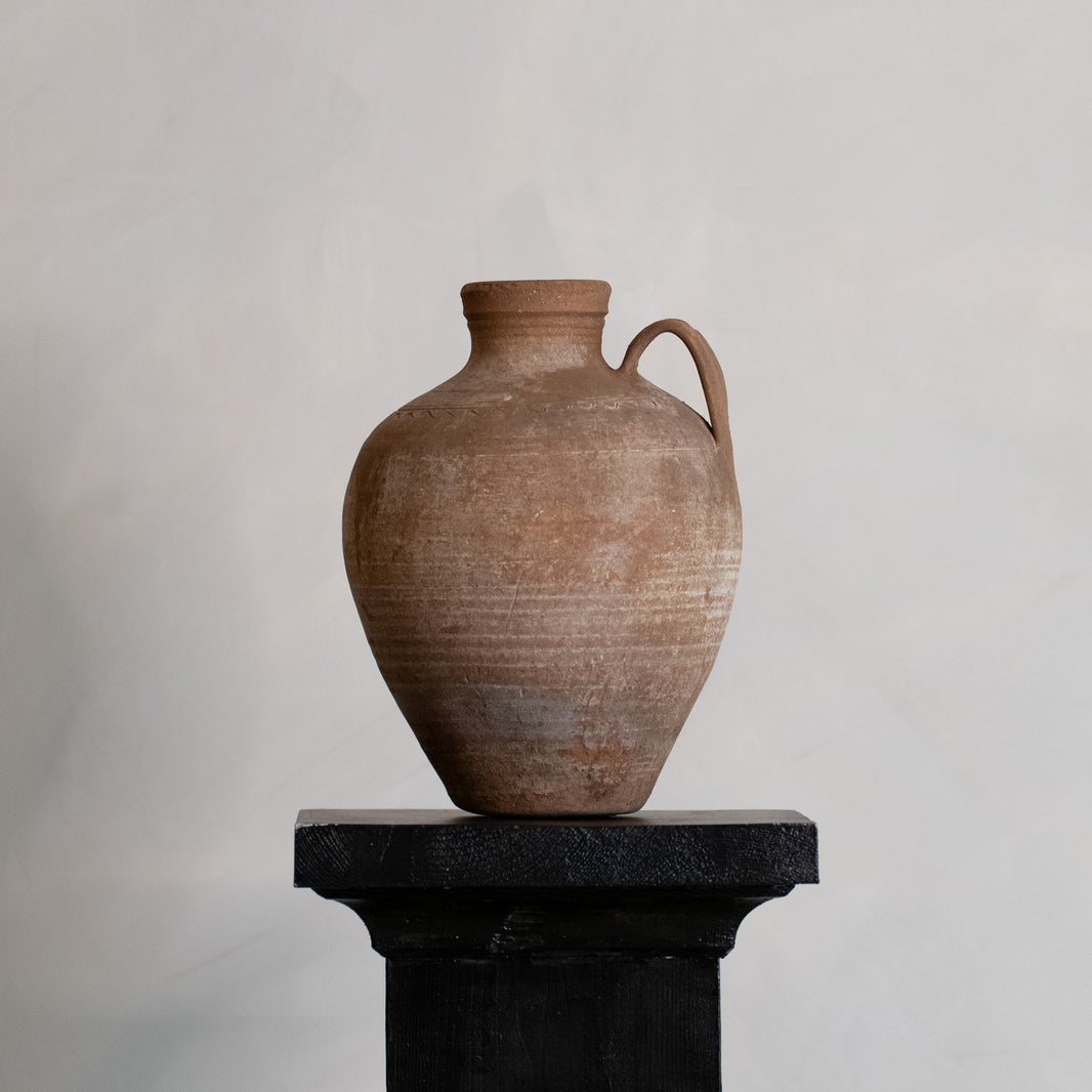 JARRÓN DE BARRO COCIDO S. XX
