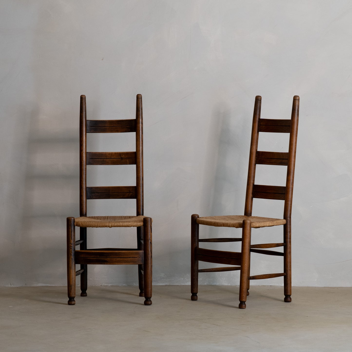 CONJUNTO 6 SILLAS RÚSTICAS