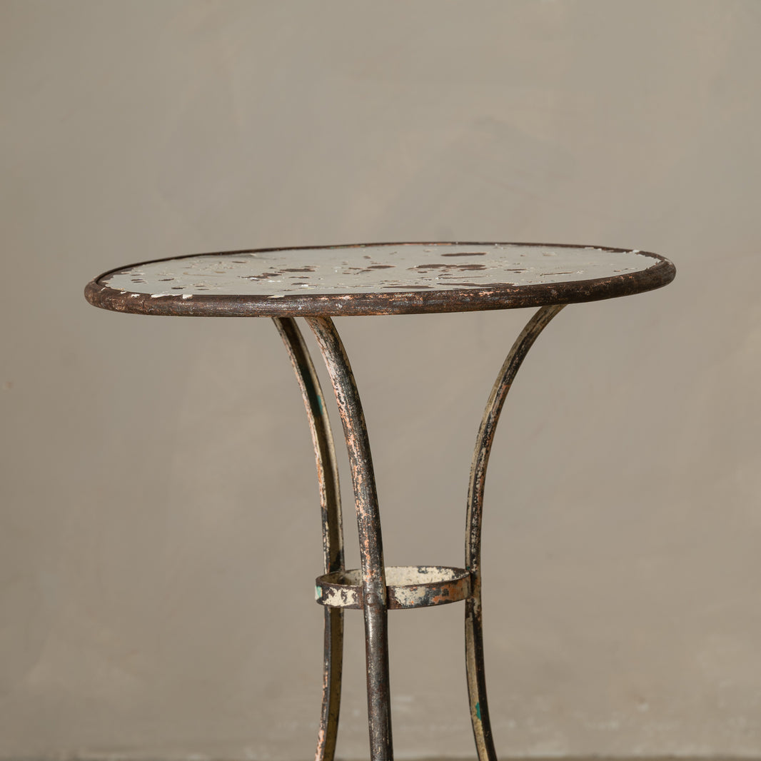 ART NOUVEAU IRON SIDE TABLE — FRANCE, CIRCA 1900